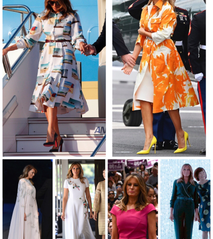 Melania Trump’s Fashionable Outfits in Japan
