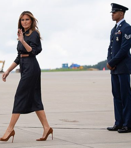 What Melania Wore Traveling To West Virginia for Be Best Campaign